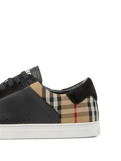 burberry classic check canvas sneakers|Burberry vintage check print.